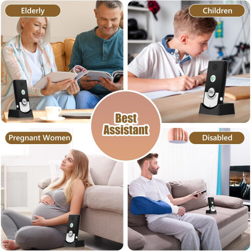 Wireless Intercom System with Super Long Range TwoWay Communication for Home Office Hospital 2