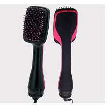 2 in 1 Hair Dryer Brush for Wet and Dry Hair with Dual Use Hot Air Styling Comb, Purple Black 110V
