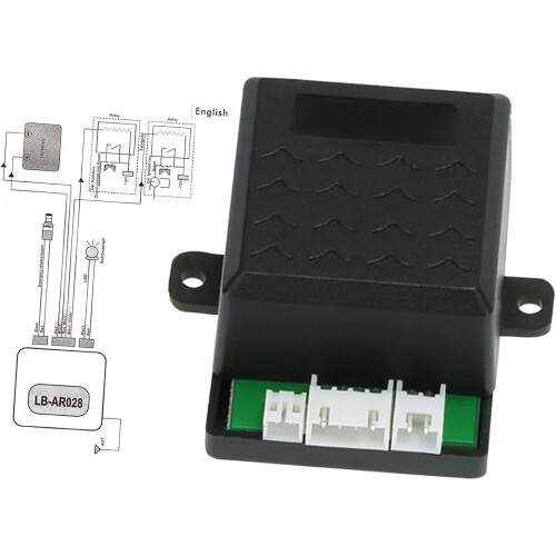 Car Alarm System with Hidden Immobilizer, Remote Control, Robust Theft Protection, Easy Install 1