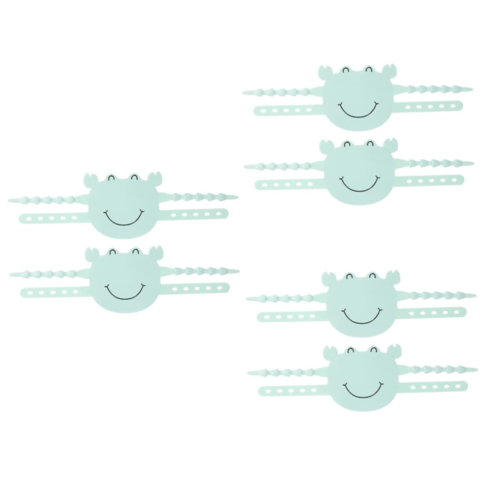 Door Stopper for Toddlers Noise Reduction with Quiet Close Latch Cover and Child Safety Lock Strap 3 Sets