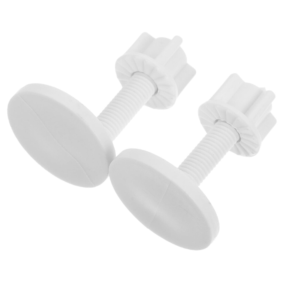 2 Pack Plastic Toilet Seat Screws And Nuts Hinge Bolt Fixings For Bathroom Seat 9044945254884