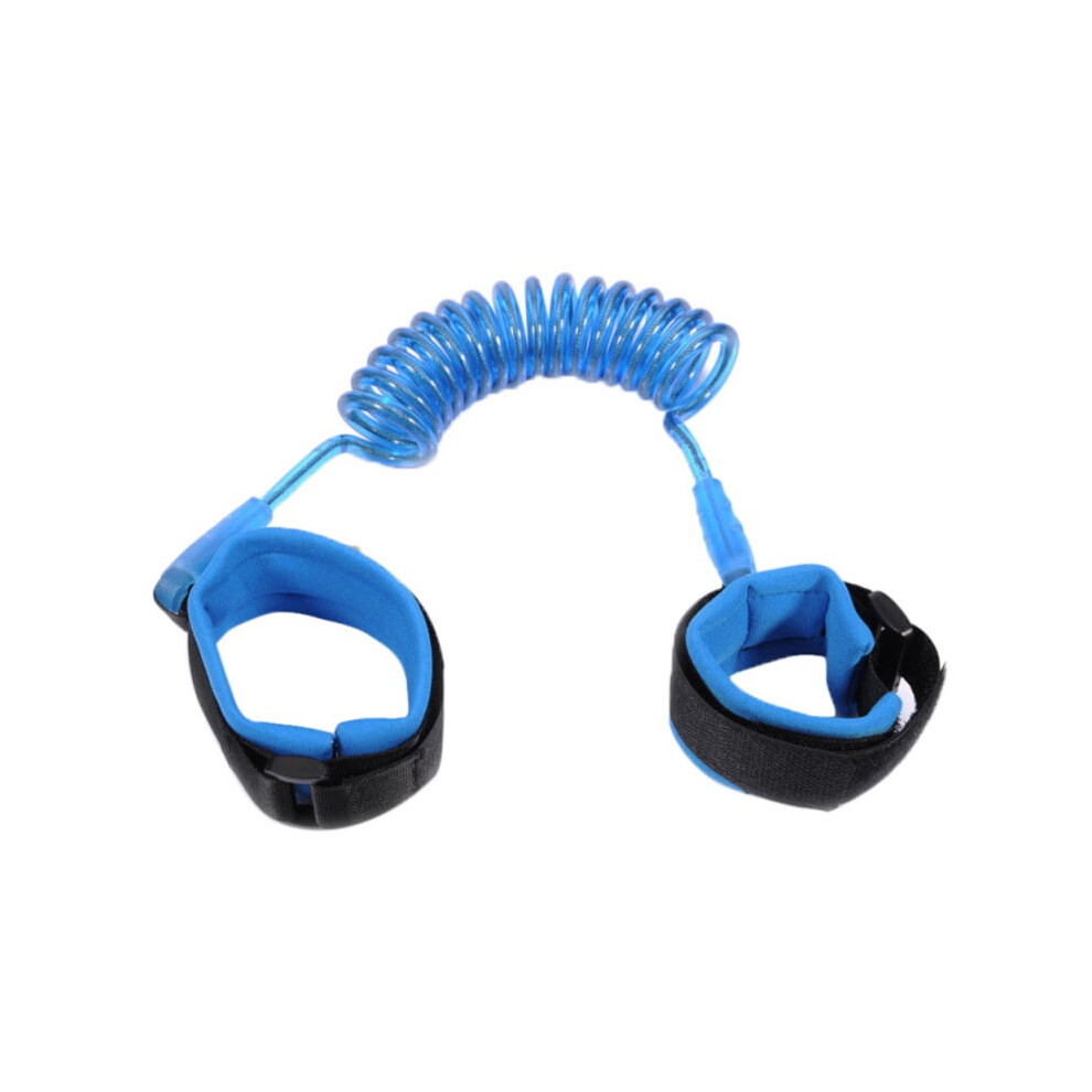 Jandel 2.5M Toddler Kids Safety Walking Harness Anti-Lost Wrist Leash (Blue) Blue