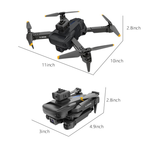Drone με κάμερα για ενήλικες, 1080P HD FPV RC Drone με κράτημα ύψους, λειτουργία Headless, ρύθμιση 1