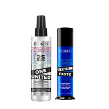 Redken One United Multi-Benefit Treatment 150ml & Texture Paste 75ml D