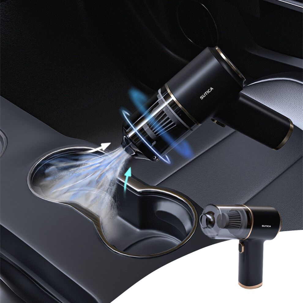 Wjsxc Handheld Cordless Vacuum, Powerful Suction, For Cars/Rvs/Trucks, Easy Empty Bin, Usb Cable Included, Gray 9173940201521