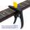 Likegreen Guitar Capo3in1Capo με βάση για πένες και σφιγκτήρα για 2 πένες, γιουκαλίλι, 7