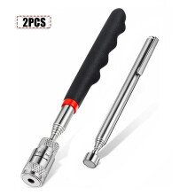 2 Stück tragbare, teleskopierbare Magnetheber mit LED-Licht, 1,5 lb & 10 lb