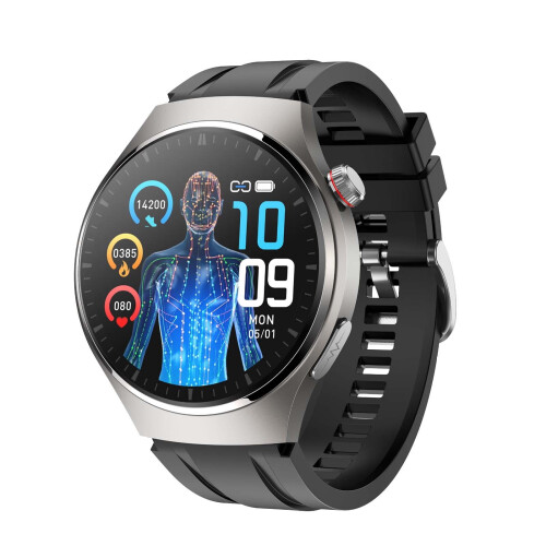 Montre connectée MT200 avec Bluetooth, écran AMOLED de 1,43 pouce et encodeur. 1