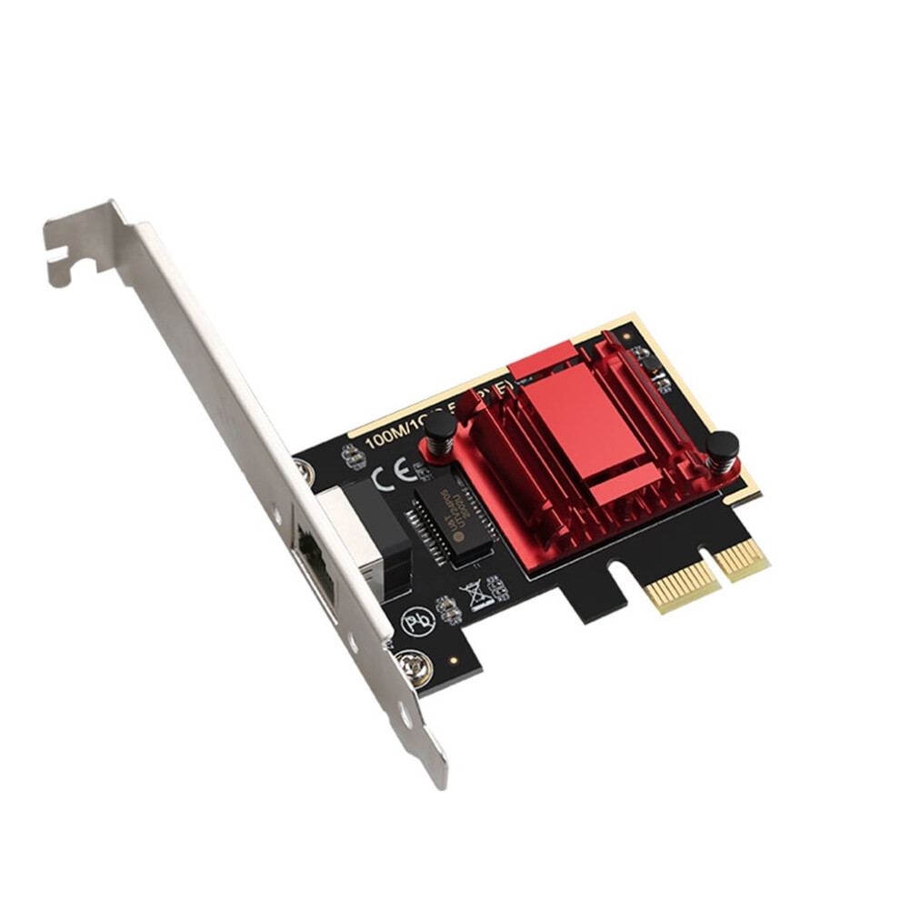 Jixopn 2.5G Pcie Network Adapter Rtl8125b Rj45 Lan Controller 10/100/1000M/2.5Gbps 9173940203341