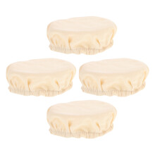 Lot de 4 couvercles anti-poussière pour bocaux de fermentation, couvercles de rangement en verre, chiffon épais pour bouchons de bouteilles