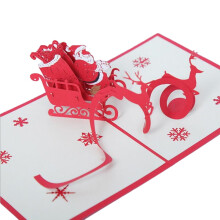 WinysinDétails sur la carte 3D pop-up - Vœux de Noël, Cadeau de naissance, Fêtes, Bonne année
