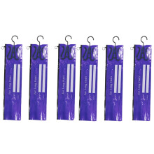 Lot de 6 sacs de rangement pour extensions de cheveux avec cintre en bois, organisateur de perruques portable et anti-poussière, compatible avec