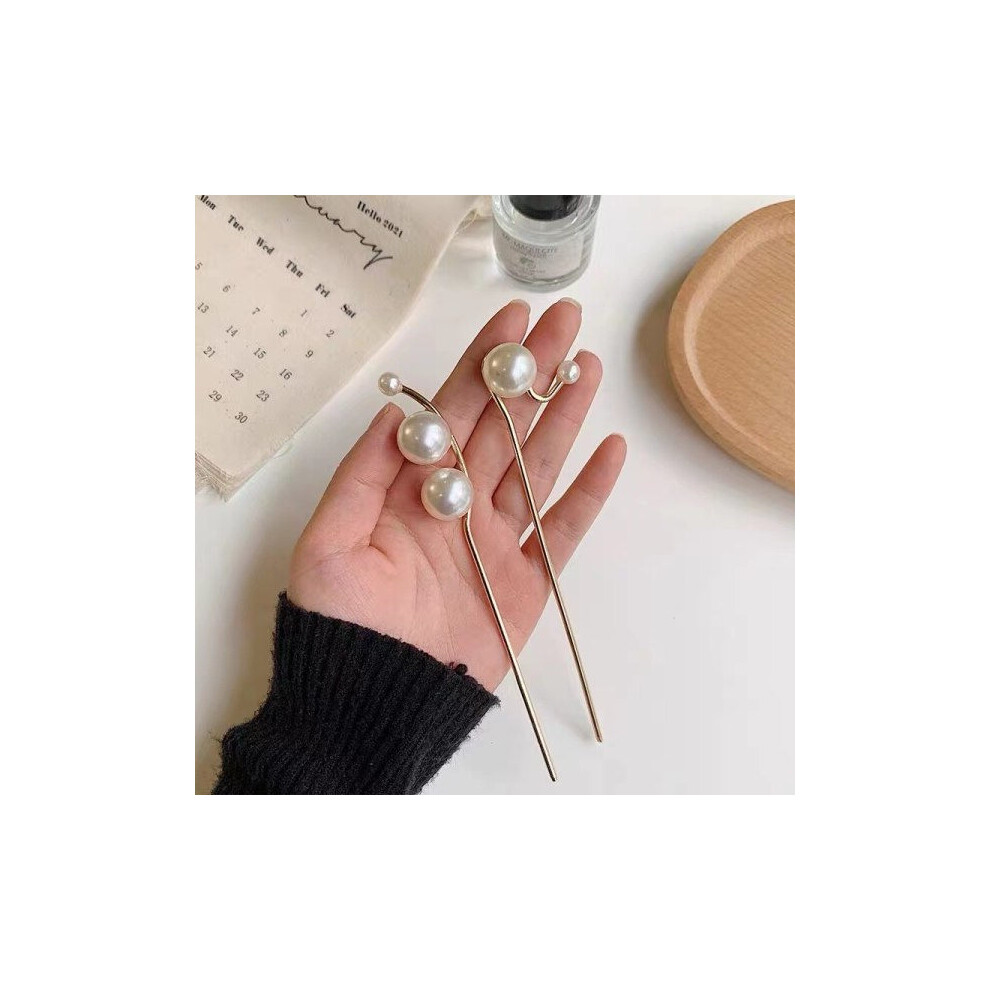 Hairpins Hairpin, Pearl Hairpins (2 Pcs) 9173940205086