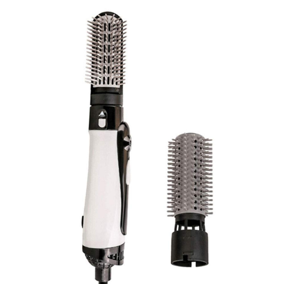 Hot Air Brush with Negative Ions, 2in1 Hair Straightener and Curler, Fast Drying Styler