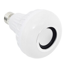 Energooszczędne oświetlenie LED, żarówka głośnikowa Bluetooth z kątem świecenia 180 stopni do sypialni, salonu, domowej rozrywki,