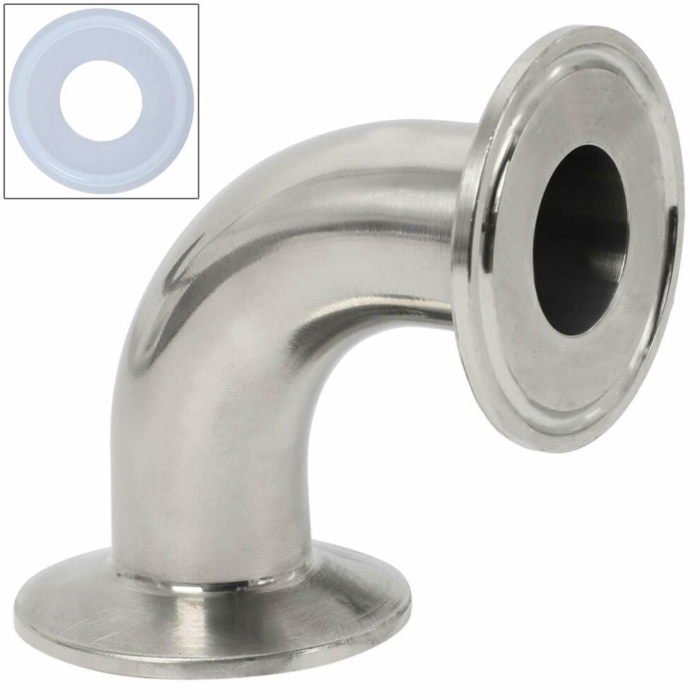 1\" Sanitary Ferrule Elbow 90 Degree Pipe Fitting Stainless Steel 304 Tri Clamp 9482828505669