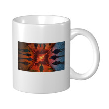 Stranger Things Comics Mug Coffee Cup For Cocoa, Tea, Beverages | Holds 12 Ounces Ceramic Camper Mug Small Coffee Cup