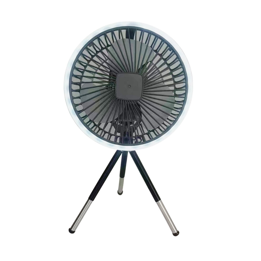Small Fan Outdoor Camping Fan With Lamp And Bracket Desktop Wall Mounted Usb Fan 9482828505867