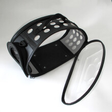 Sac bandoulière pour animaux de compagnie, sac de promenade respirant pour chat, sac à dos pour chien, sac transparent pliable pour chat, grand sac