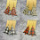 Γυναικεία σκουλαρίκια RSAMD Buffalo Cheetah Leopard Snowflake Χριστουγεννιάτικο δέντρο από ξύλο-#2 2