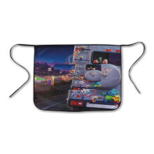 Toy Story Anime puolipitkä esiliina, taskuilla varustettu esiliina, tytöille ja pojille, ruoanlaittoon, maalaamiseen, keittiöesiliina