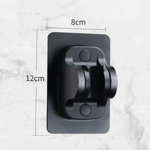 Shower Head Holder Adjustable Wall Mounted Rain Shower Bracket Universal Fixed Base 12cm 2