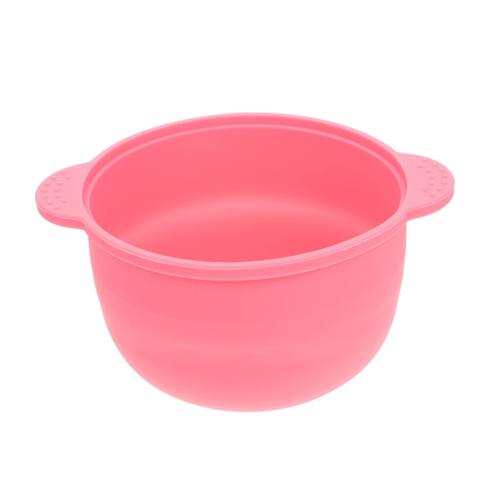 Pink Wax Melting Bowl Non Stick Silicone Container For Wax Heater Home And Salon Hair Removal