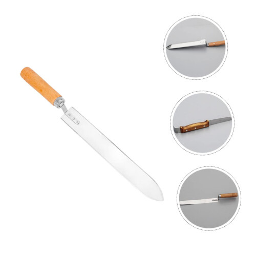 Stainless Steel Beekeeping Hive Tool Honey Extraction Scraper with Ergonomic Easy‑Grip Handle 2