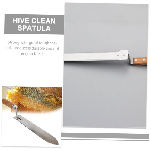 Stainless Steel Beekeeping Hive Tool Honey Extraction Scraper with Ergonomic Easy‑Grip Handle 1