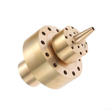 Fountain Nozzle DN25 Brass Column Water Spray Head for Garden Pond and Outdoor Water Features