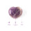 Myga Healing Crystal Heart - Amethyst 6