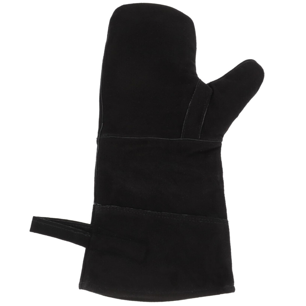 Heat Resistant Leather Gloves Fireproof Cowhide For Fireplace Bbq Welding With Comfort Cotton Lining 9164114016720