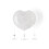 Myga Healing Crystal Heart - Clear Quartz 6