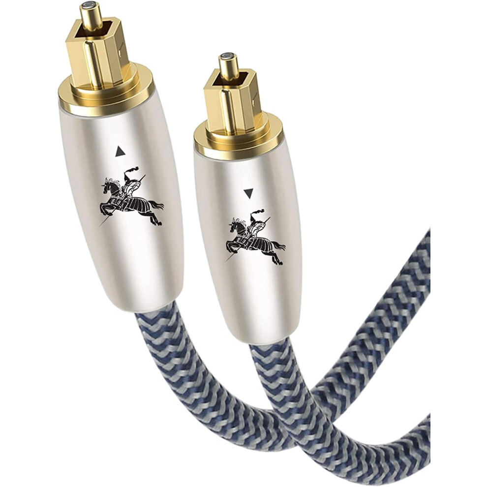 Digital Fiber Optic Audio Cable For Sound Bar Toslink Cord Male To Male 24K Plated Connector Optical Audio Gold 9173940206991