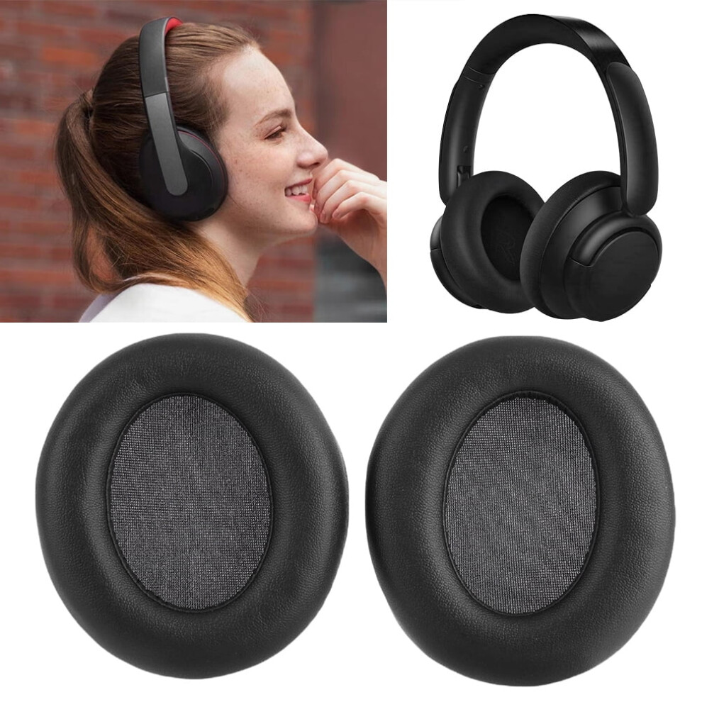 Jixopn Replacement Ear Pads Cushion Cover Soft Memory Foam With Protein Leather For Compatible With Anker Soundcore Life Q30 Black/Dark/Blue 9173940206953