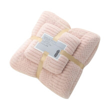 Ensemble 2 en 1 serviette de bain et serviette de toilette en polaire corail douce et haute densité, absorbante et idéale pour la salle de bain.