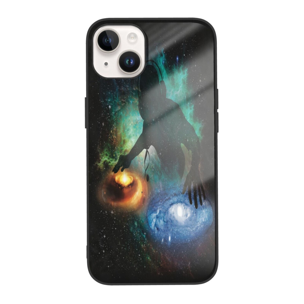 Galaxy Dj Compatible With Iphone 14 Phone Case, Tpu Cell Phone Cover For Compatible With Iphone 14 Dual Camera 9353595241459