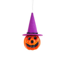 Pingente de Chapéu de Halloween HKUKY, Pingente de Chapéu de Bruxa, Pingente Assustador de Chapéu de Bruxa para Decoração de Halloween, Fantasma