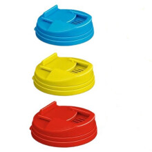 Tapa de plástico reutilizable para latas, protector para fiestas, picnics y excursiones.