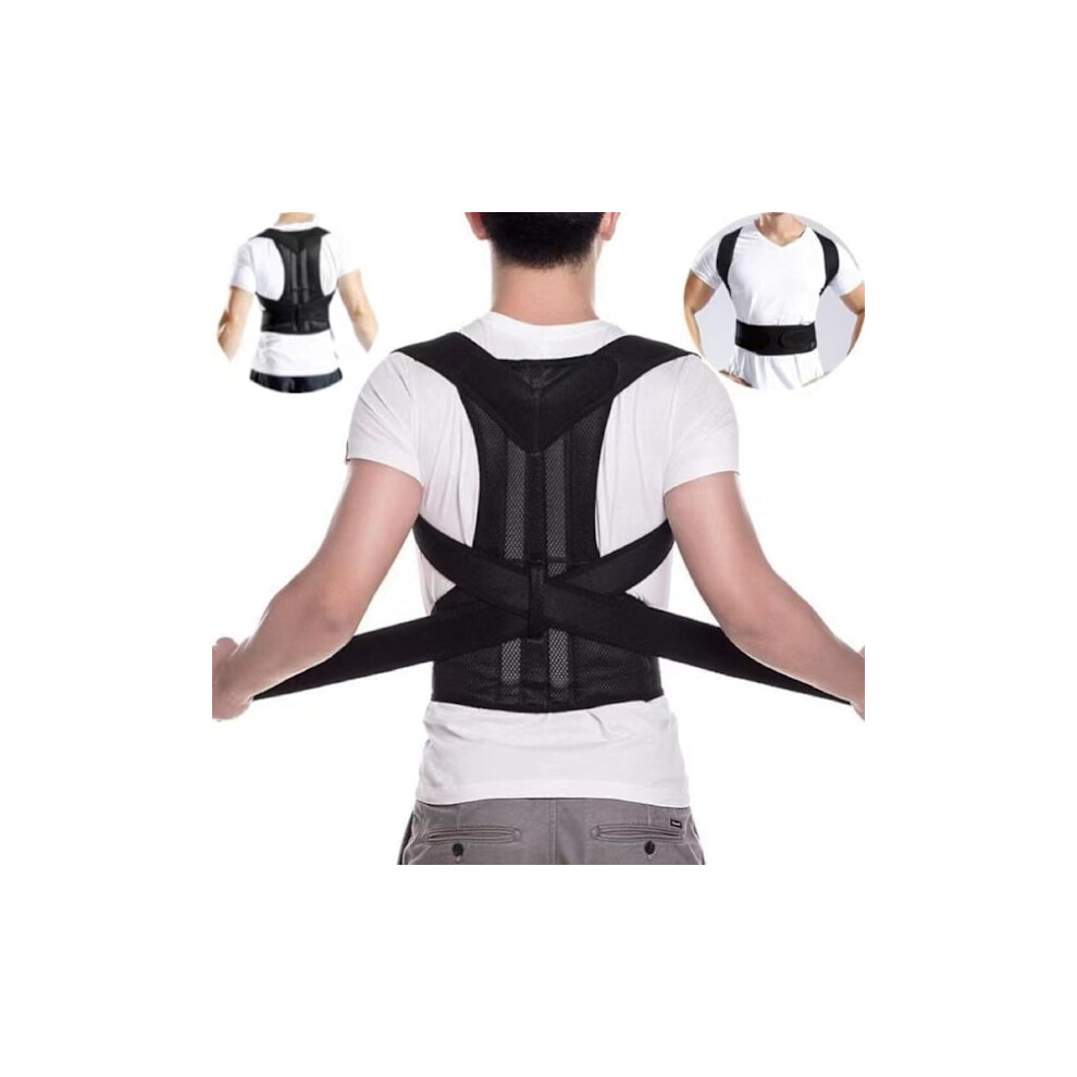 Posture Corrector for Straight Back, Women and Men, Lumbar Support, Adjustable, Back Position Correction (XXL)
