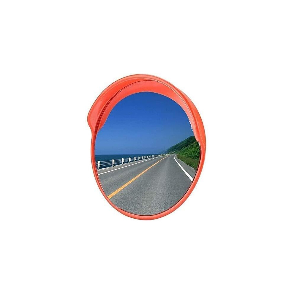 Traffic Safety Mirror With Wideangle View, Weatherresistant Hood For Indoor And Outdoor Security 9099447419354
