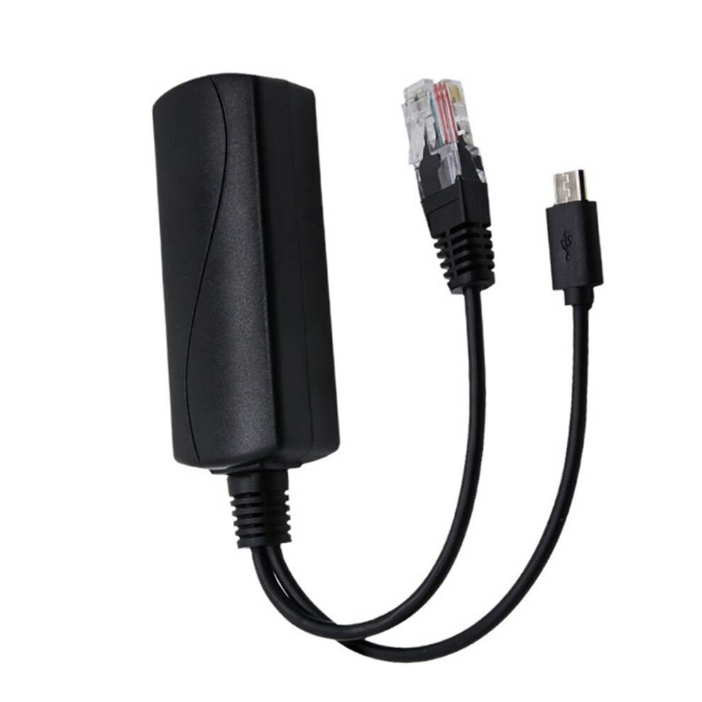 Poe Splitter Adapter For Micro Usb Devices Overvoltage Protection, 10/100Mbps Data Transfer Rate 9482828508929