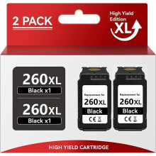 Kompatibilní inkoustová kazeta PG-260XL PG260XL s vysokou výtěžností, černá, pro tiskárnu Canon PIXMA TS5320TS5300TR7022TR7020TS6420