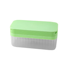 Hiroekza Eiswürfelform-Set, 79-teilig, mit Deckel und Behälter, leicht zu entnehmen, platzsparend, inklusive Eisschaufel – Küchenutensilien
