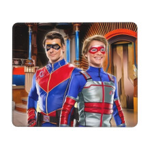 Tapis de souris Henry Danger avec bords cousus, base en caoutchouc antidérapante, tissu Lycra lavable, compatible avec les ordinateurs et les