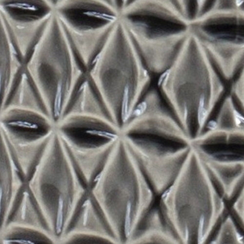10" Terrakotta-schwarze geometrische runde Tischvase 2