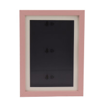 Cornice portafoto in stile scandinavo in vero legno, da parete o da tavolo, con finitura opaca, versatile e con copertura infrangibile, ideale per