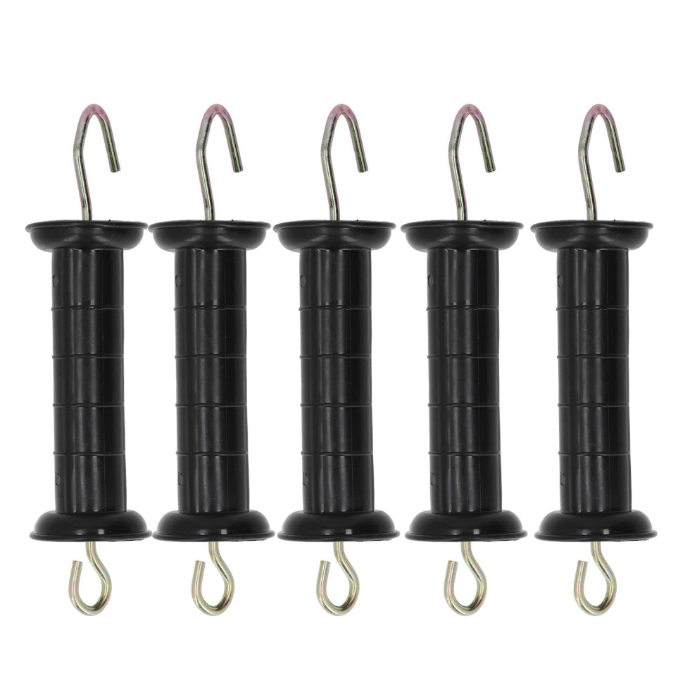 Electric Fence Handle And Insulators Set 5Pcs Heavy Duty Rustresistant Metal Hook For Farm Gate 9164114020819