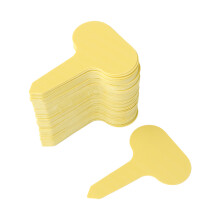 Garden Essentials: Durable Plastic T-Type Plant Tags For Wide Application, Re-Usable Labels With Smooth Edges For Your Nursery Or Garden (100Pcs)