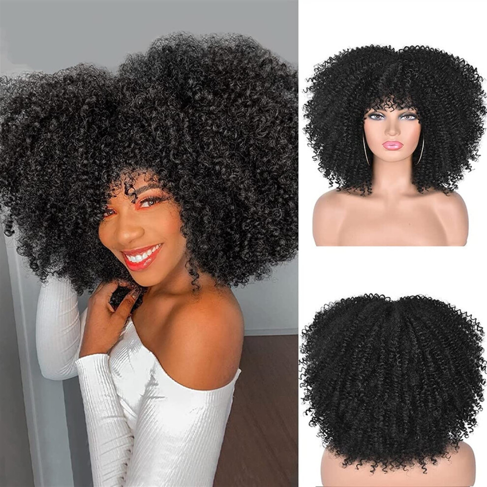Glueless Headband Wig for Women 100% Human Hair Natural Kinky Curly Texture Low Shedding 200% Density